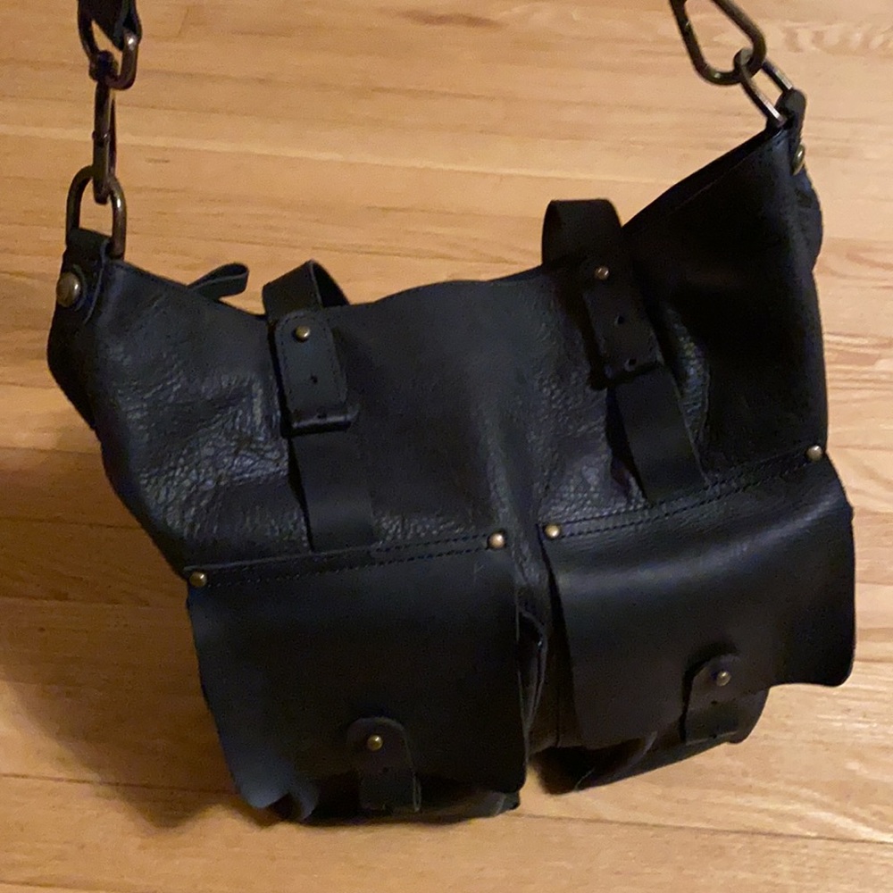 HOBO Hendricks cargo tote-black leather